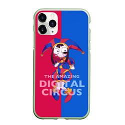 Чехол iPhone 11 Pro матовый Помни в ужасе The amazing digital circus, цвет: 3D-салатовый