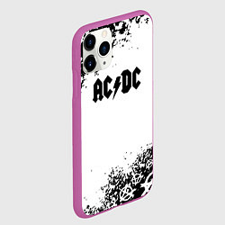 Чехол iPhone 11 Pro матовый AC DC anarchy rock, цвет: 3D-фиолетовый — фото 2