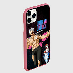 Чехол iPhone 11 Pro матовый Undead Unluck - Fuuko and Andy, цвет: 3D-малиновый — фото 2