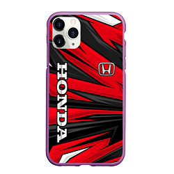 Чехол iPhone 11 Pro матовый Red sport - honda, цвет: 3D-фиолетовый