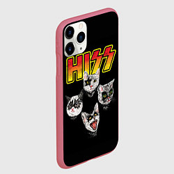Чехол iPhone 11 Pro матовый HISS, цвет: 3D-малиновый — фото 2