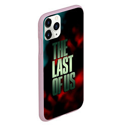 Чехол iPhone 11 Pro матовый The last of us fire, цвет: 3D-розовый — фото 2