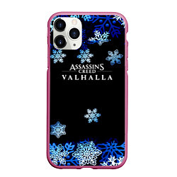 Чехол iPhone 11 Pro матовый Assasins creed winter is coming, цвет: 3D-малиновый