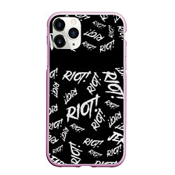 Чехол iPhone 11 Pro матовый Paramore alllogo, цвет: 3D-розовый