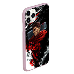 Чехол iPhone 11 Pro матовый Berserk anime logo, цвет: 3D-розовый — фото 2