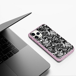 Чехол iPhone 11 Pro матовый Автотюнинг - запчасти, цвет: 3D-розовый — фото 2