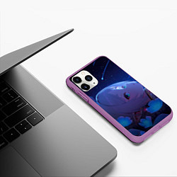 Чехол iPhone 11 Pro матовый Фрирен, провожающая в последний путь, цвет: 3D-фиолетовый — фото 2