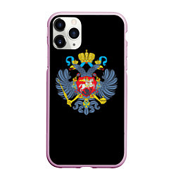 Чехол iPhone 11 Pro матовый Имперская символика России, цвет: 3D-розовый