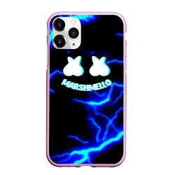 Чехол iPhone 11 Pro матовый Маршмэллоу шторм, цвет: 3D-розовый