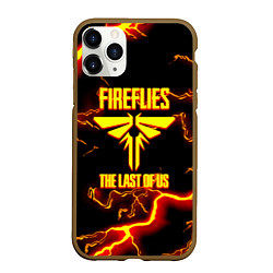 Чехол iPhone 11 Pro матовый The Last of Us thunderstorm, цвет: 3D-коричневый