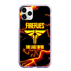 Чехол iPhone 11 Pro матовый The Last of Us thunderstorm, цвет: 3D-светло-сиреневый