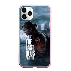 Чехол iPhone 11 Pro матовый Элли и Эбби tlou part 2 remake, цвет: 3D-розовый