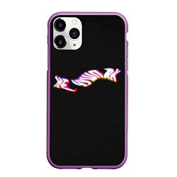 Чехол iPhone 11 Pro матовый Не чушпан арт, цвет: 3D-фиолетовый