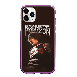 Чехол iPhone 11 Pro матовый Oli Sykes - Bring Me the Horizon, цвет: 3D-фиолетовый