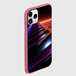 Чехол iPhone 11 Pro матовый Фиолетовая воронка, цвет: 3D-малиновый — фото 2
