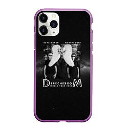 Чехол iPhone 11 Pro матовый Depeche Mode - Memento mori worldwilde tour, цвет: 3D-фиолетовый