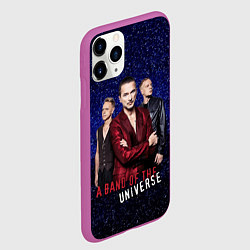 Чехол iPhone 11 Pro матовый Depeche Mode - A universe band, цвет: 3D-фиолетовый — фото 2