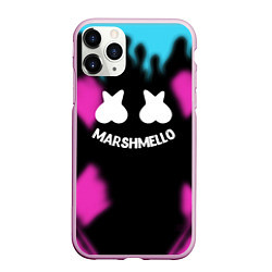 Чехол iPhone 11 Pro матовый Маршмеллоу неон камсток, цвет: 3D-розовый