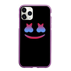 Чехол iPhone 11 Pro матовый Маршмеллоу Christopher, цвет: 3D-фиолетовый