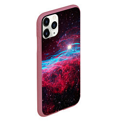 Чехол iPhone 11 Pro матовый Uy scuti star - neon space, цвет: 3D-малиновый — фото 2