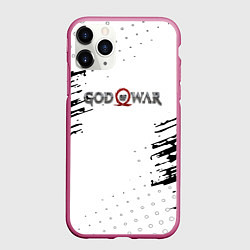 Чехол iPhone 11 Pro матовый God of war краски стрипс