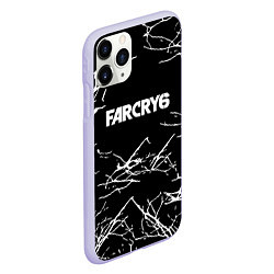 Чехол iPhone 11 Pro матовый Farcry ночь деревья гейм, цвет: 3D-светло-сиреневый — фото 2