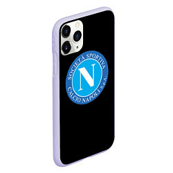 Чехол iPhone 11 Pro матовый Napoli fc, цвет: 3D-светло-сиреневый — фото 2