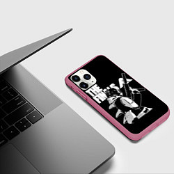 Чехол iPhone 11 Pro матовый The Finals игра, цвет: 3D-малиновый — фото 2