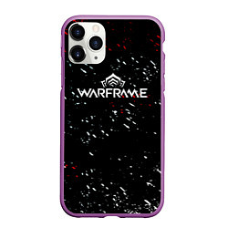 Чехол iPhone 11 Pro матовый Warframe краски пали текстура, цвет: 3D-фиолетовый