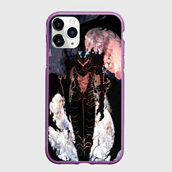 Чехол iPhone 11 Pro матовый Solo leveling - Igris, цвет: 3D-фиолетовый