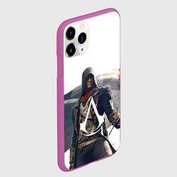 Чехол iPhone 11 Pro матовый Французская революция Assassins, цвет: 3D-фиолетовый — фото 2