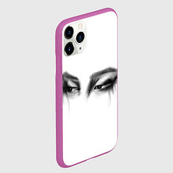 Чехол iPhone 11 Pro матовый Бтс чимин арт, цвет: 3D-фиолетовый — фото 2