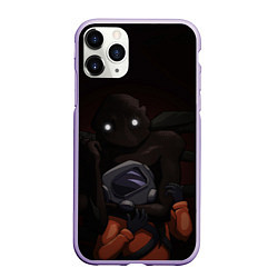 Чехол iPhone 11 Pro матовый Lethal Company: Bracken, цвет: 3D-светло-сиреневый