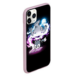 Чехол iPhone 11 Pro матовый Мечта волчонка, цвет: 3D-розовый — фото 2