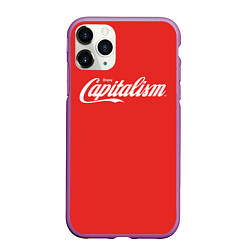 Чехол iPhone 11 Pro матовый Enjoy capitalism, цвет: 3D-фиолетовый