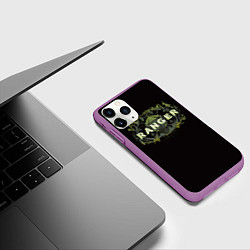 Чехол iPhone 11 Pro матовый Ranger - DnD, цвет: 3D-фиолетовый — фото 2