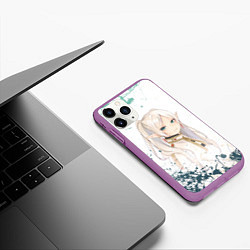 Чехол iPhone 11 Pro матовый Sweet Freiren, цвет: 3D-фиолетовый — фото 2