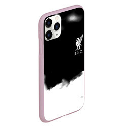 Чехол iPhone 11 Pro матовый Liverpool текстура, цвет: 3D-розовый — фото 2