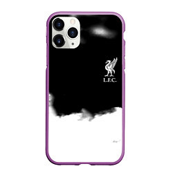 Чехол iPhone 11 Pro матовый Liverpool текстура, цвет: 3D-фиолетовый