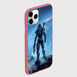 Чехол iPhone 11 Pro матовый Mass Effect - ai art, цвет: 3D-малиновый — фото 2