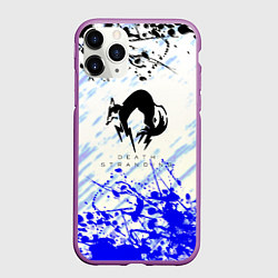 Чехол iPhone 11 Pro матовый Хидео кодзима game death stranding, цвет: 3D-фиолетовый