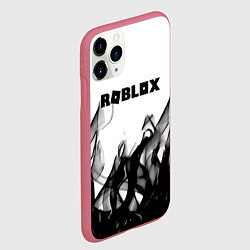 Чехол iPhone 11 Pro матовый Roblox flame текстура, цвет: 3D-малиновый — фото 2