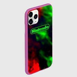 Чехол iPhone 11 Pro матовый Нинтендо битва огней консольщик, цвет: 3D-фиолетовый — фото 2