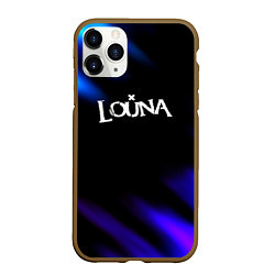 Чехол iPhone 11 Pro матовый Louna neon bend, цвет: 3D-коричневый