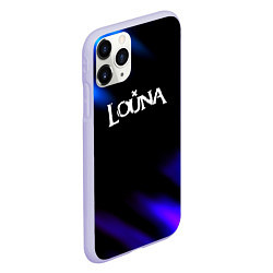 Чехол iPhone 11 Pro матовый Louna neon bend, цвет: 3D-светло-сиреневый — фото 2