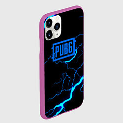 Чехол iPhone 11 Pro матовый ПАБГ молнии, цвет: 3D-фиолетовый — фото 2