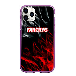 Чехол iPhone 11 Pro матовый Farcry flame, цвет: 3D-фиолетовый