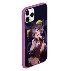 Чехол iPhone 11 Pro матовый Становясь волшебницей - Утена, цвет: 3D-фиолетовый — фото 2
