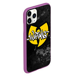 Чехол iPhone 11 Pro матовый Wu tang clan logo, цвет: 3D-фиолетовый — фото 2