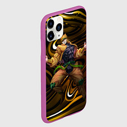 Чехол iPhone 11 Pro матовый Дио Брандо из Невероятных ДжоДжо, цвет: 3D-фиолетовый — фото 2